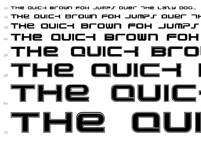 PhatBoy Slim Rough font waterfall